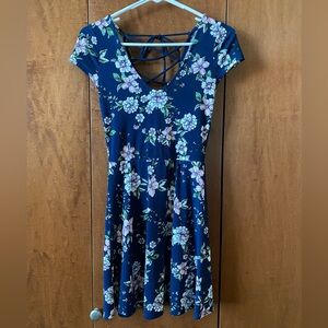 Aeropostale Blue Floral Dress